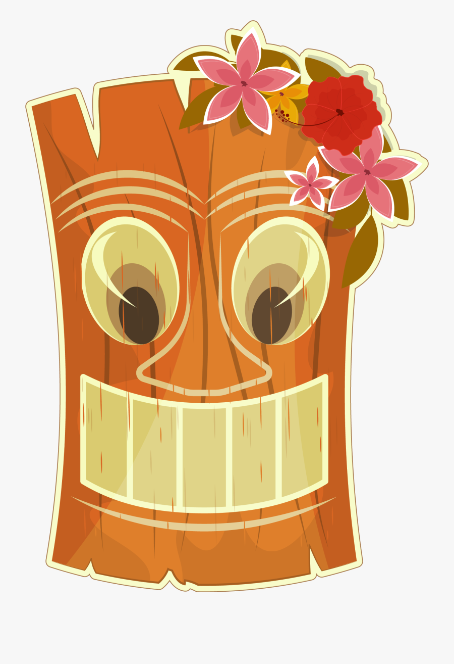 Luau Clipart Tiki Bar - Tiki Bar Vector Aloha, Transparent Clipart