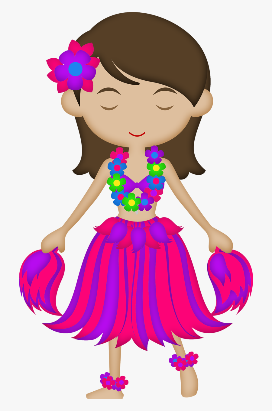 Element - Hawaii Kid Clip Art, Transparent Clipart