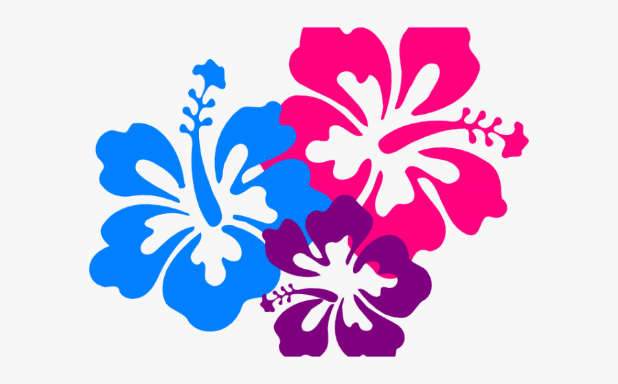 Hawaiian Luau Clipart - Hawaiian Flowers Clip Art, Transparent Clipart