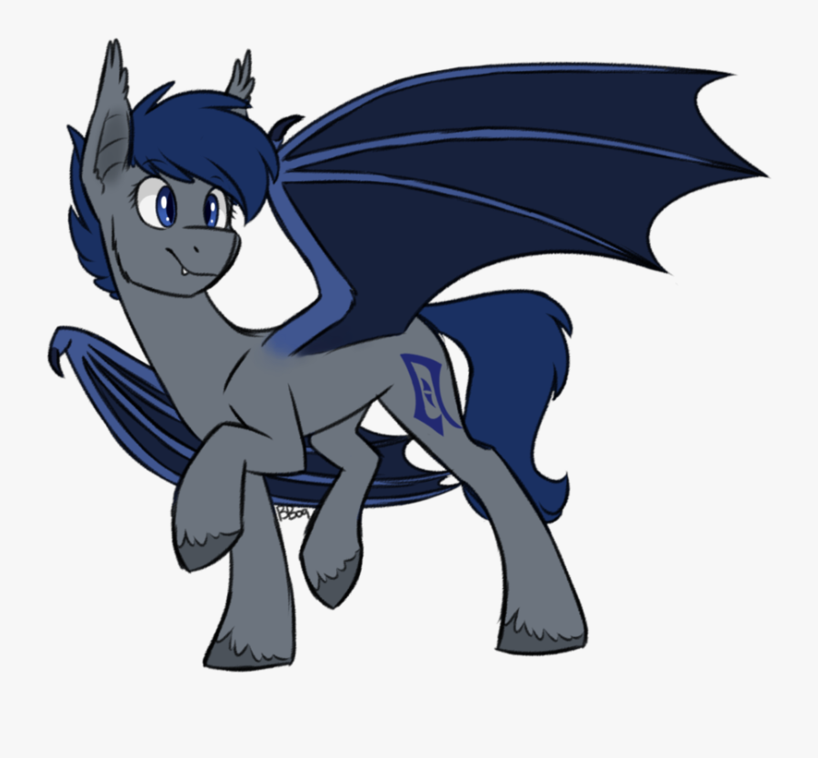 Bluebrush09, Bat Ears, Bat Pony, Bat Wings, Commission, - Mlp Male Bat Pony Oc, Transparent Clipart