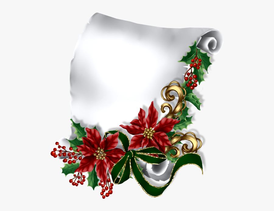 Etiquettes Pancartes Tubes Scrap - Tubes Png Parchemins Noël, Transparent Clipart