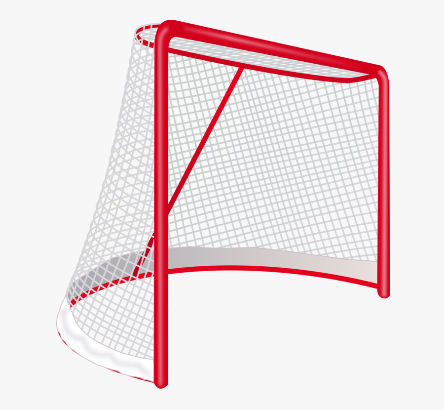 Hockey Clipart And Animations - Ice Hockey Goal Cartoon, Transparent Clipart