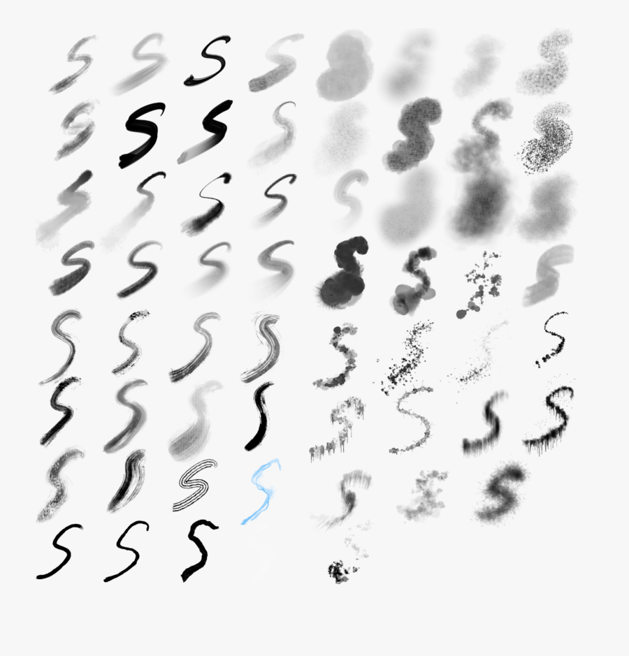 Clip Art Clip Studio Paint Brushes Download - Dry Ink Brush Clip Studio Paint, Transparent Clipart