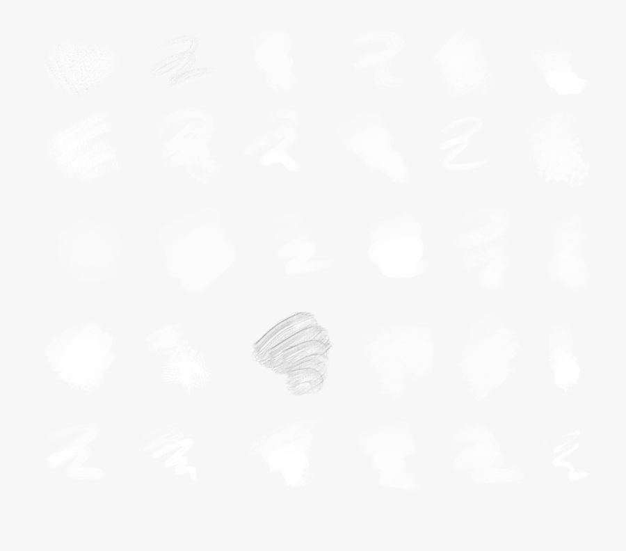 Clip Art Daub For - Monochrome, Transparent Clipart