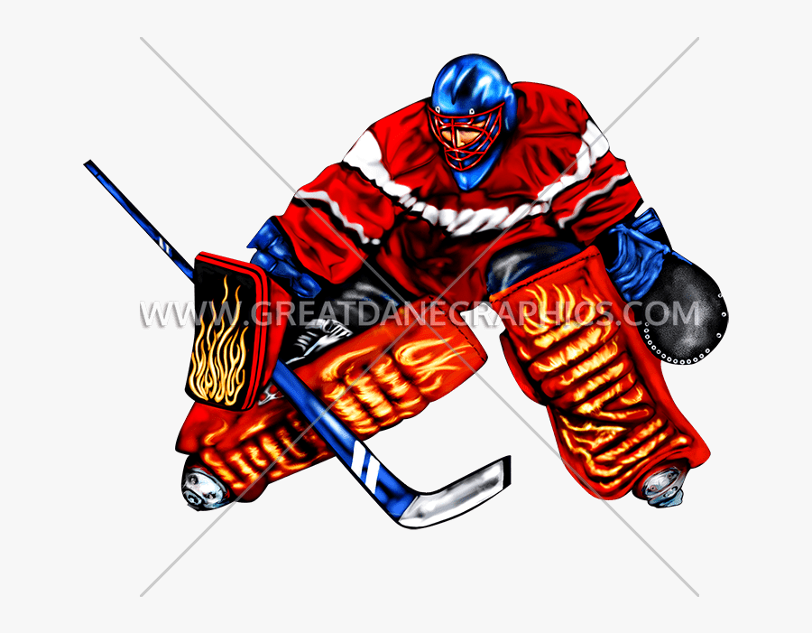 Hockey Goalie Block Production Ready Artwork For T, Transparent Clipart