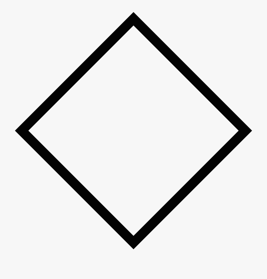 Shape, Rhombus, Geometric Shape, Line Art, Square Png - Shape Clipart Black And White, Transparent Clipart
