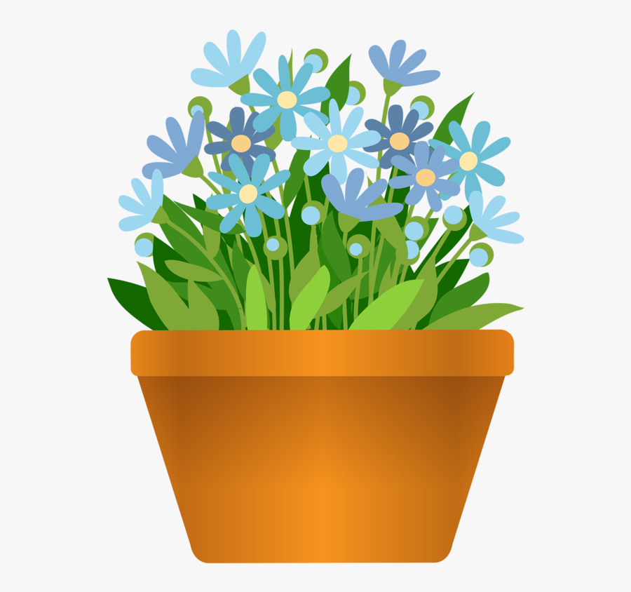 Flower Pot - Transparent Background Flower Pot Clipart, Transparent Clipart