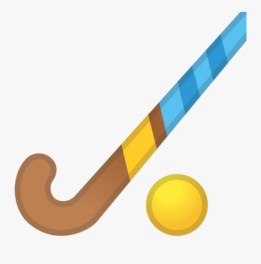 Transparent Field Hockey Sticks Clipart - Hockey Stick Emoji, Transparent Clipart