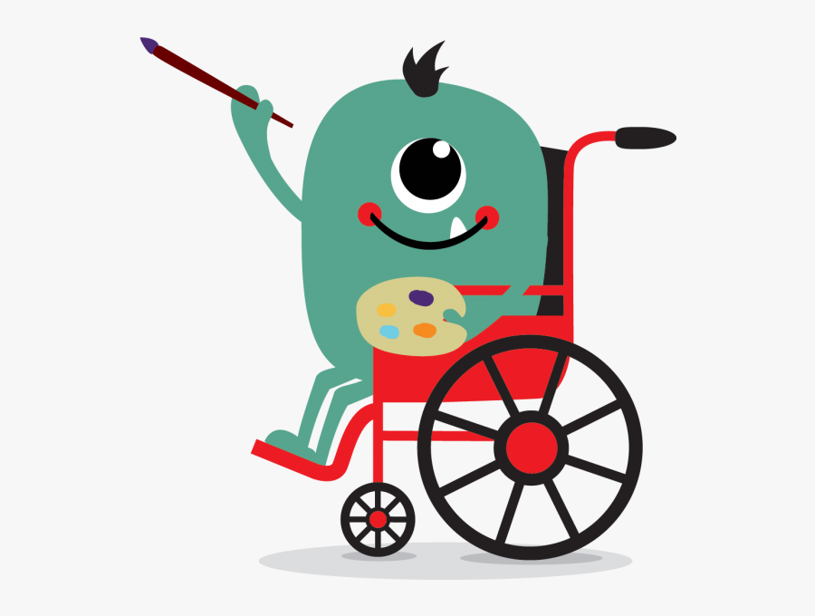 Bicycle Wheelchair, Transparent Clipart