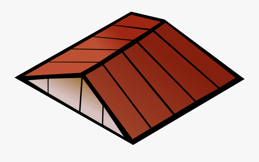 Square House Clipart - Roof Clipart, Transparent Clipart