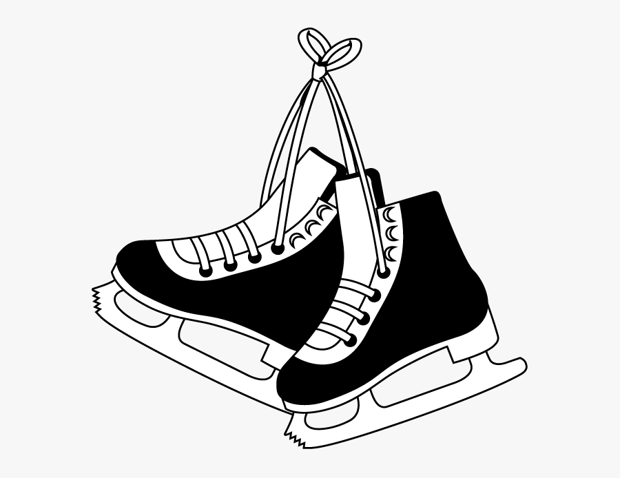 Ice Hockey Skates Clipart - Hockey Skates Clip Art, Transparent Clipart
