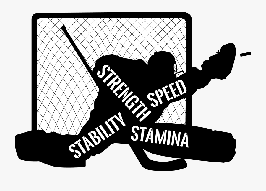 Goalie Png Watch Out - Ice Hockey Goalie Vector, Transparent Clipart