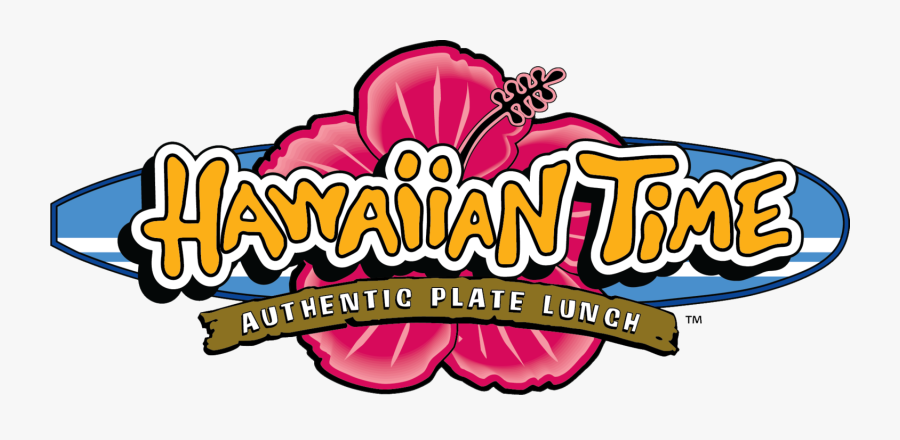 Time Authentic Plate Lunch - Hawaiian Time Logo, Transparent Clipart