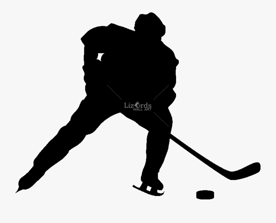 National Hockey League Ifk Munkfors Ice Hockey Field - Ice Silhouette Hockey Stick And Puck, Transparent Clipart