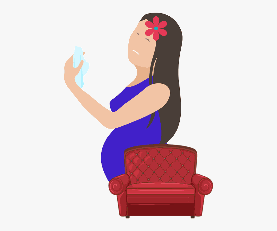 Cough, Cold Or Flu Clipart , Png Download - Sitting, Transparent Clipart
