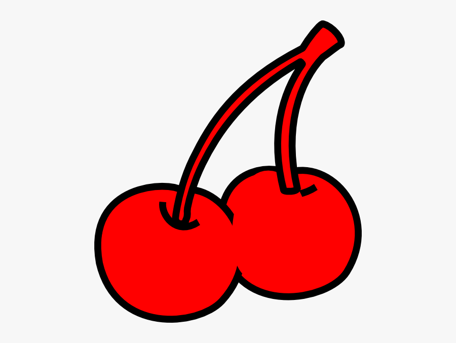 Cherry - Clipart - Cherry Cartoon, Transparent Clipart