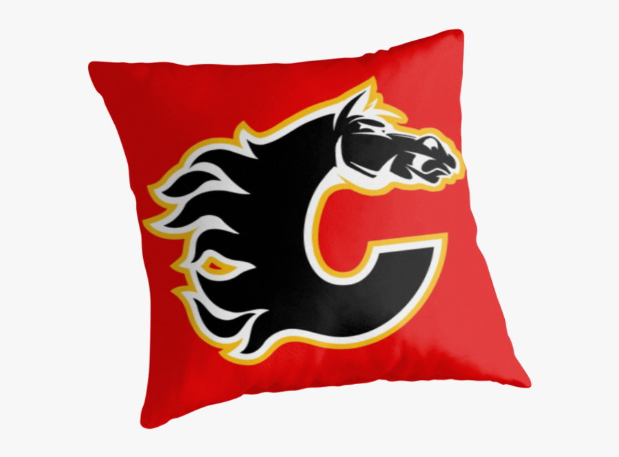 League Flames Nhl National Uniform Hockey Calgary Clipart - Canadian Hockey Teams C, Transparent Clipart
