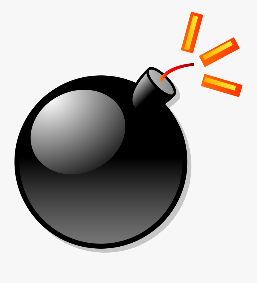 Bomb Svg Clear Background - Bomb No Background, Transparent Clipart