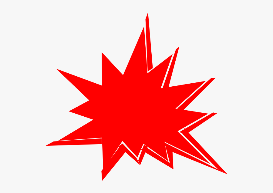 Red Clip Art At - Pow Clipart Black, Transparent Clipart