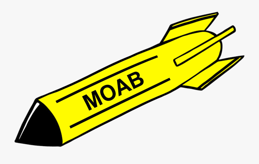 Gbu-43/b Moab, Transparent Clipart