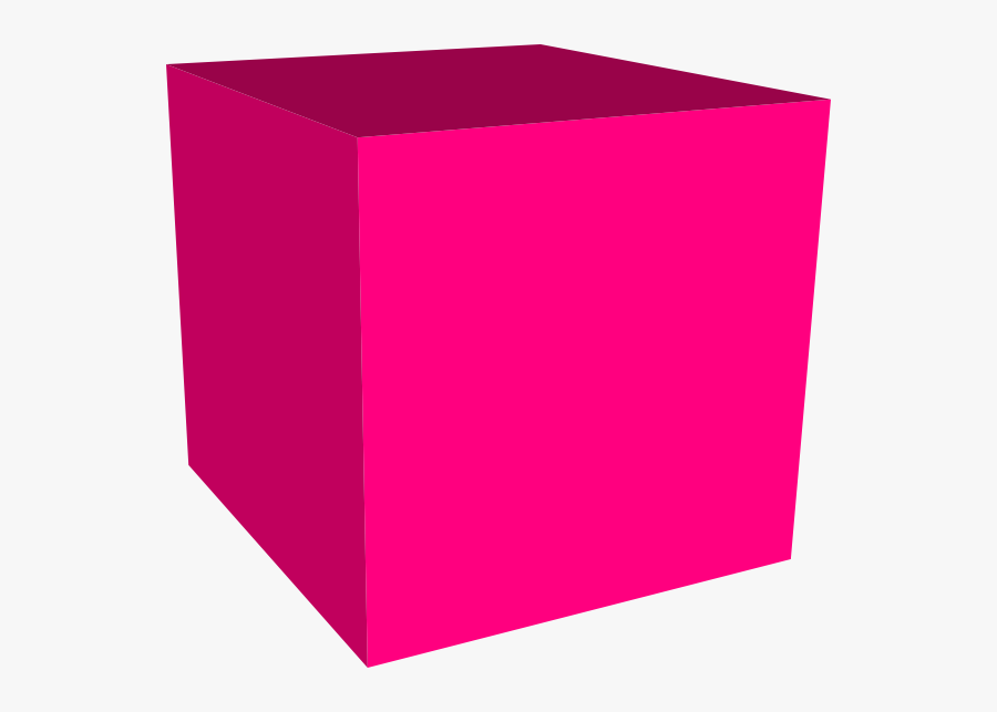 Cube Clipart Rectangle - Pink Cube Png, Transparent Clipart