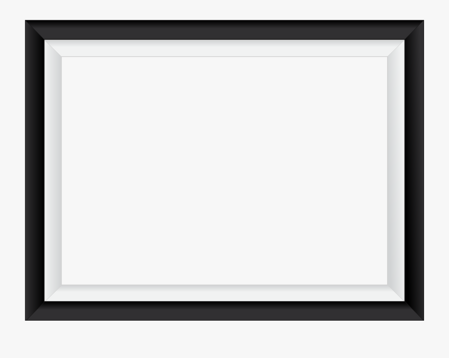 And Picture Square Area Pattern Frame Black Clipart - Tablet Image For Presentation, Transparent Clipart