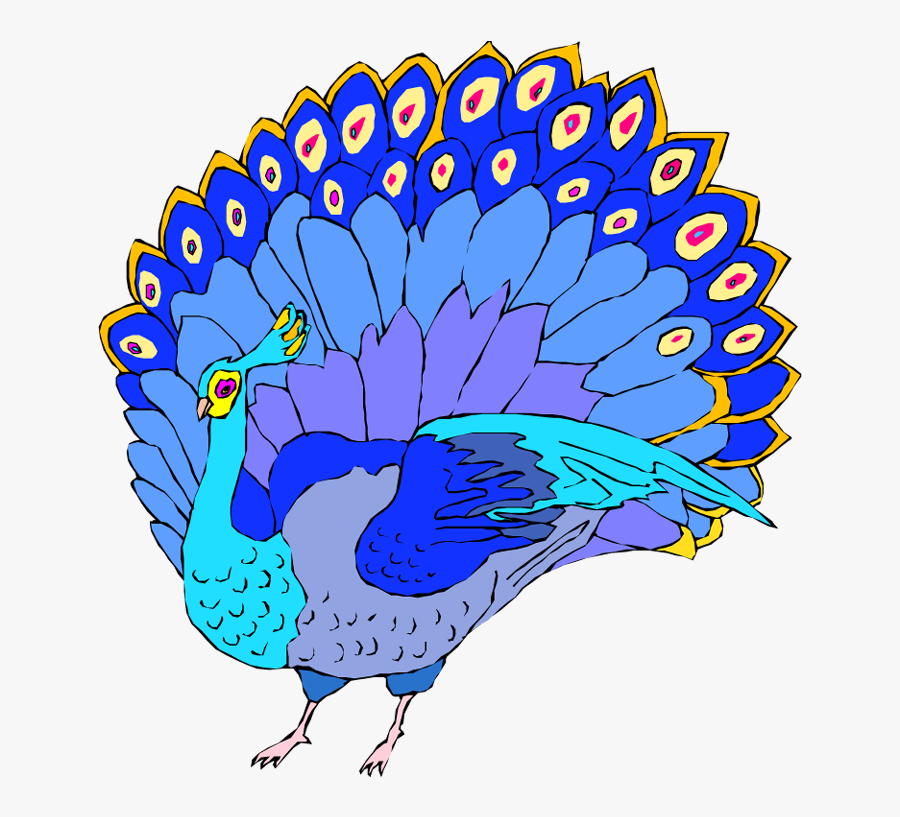 Free Peacock Clipart - Proud As A Peacock Similes, Transparent Clipart