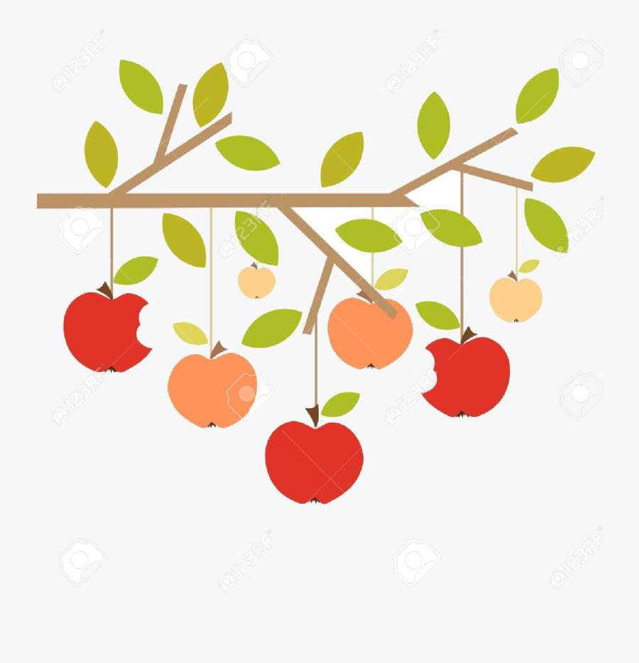 Apple Tree X Cherry Clipart Branch Free Collection, Transparent Clipart