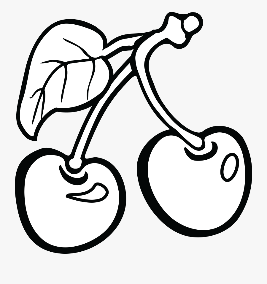 Clip Art Of Cherry, Transparent Clipart