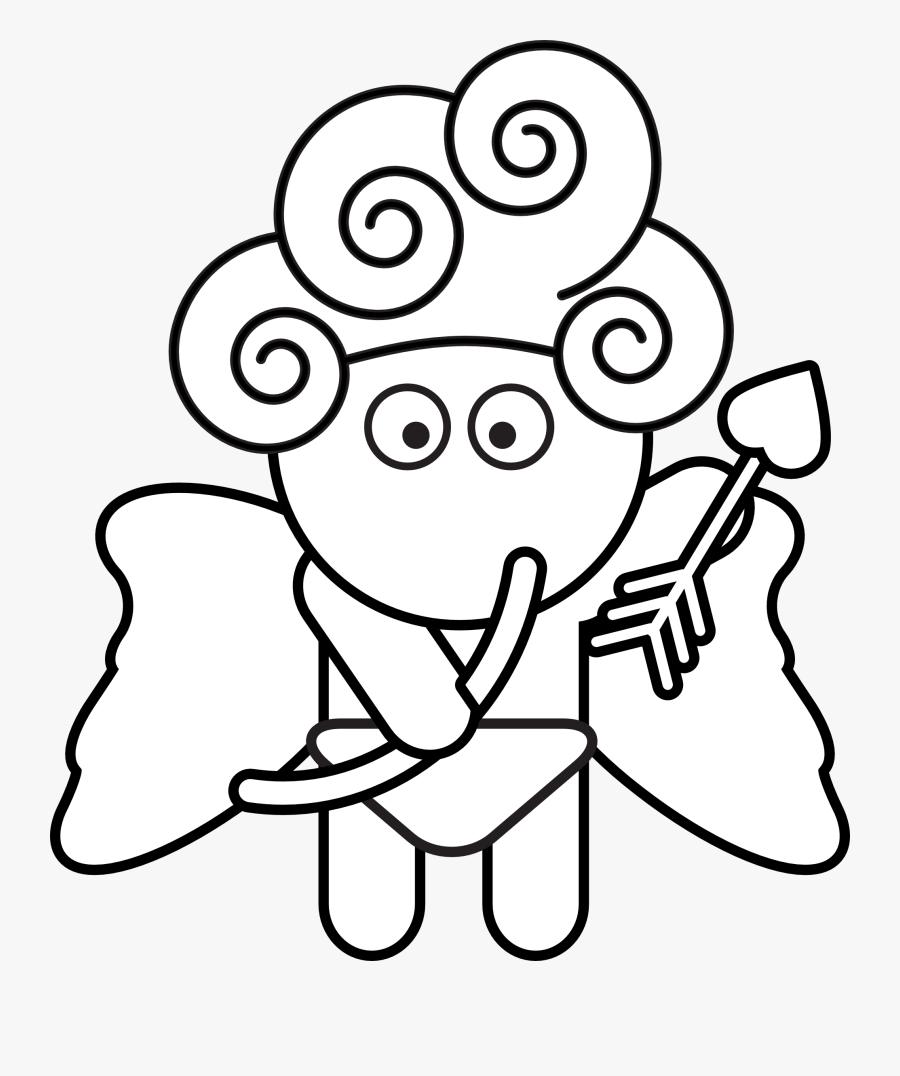 photo Cupid Clipart Black And White art 555px cupid clip art