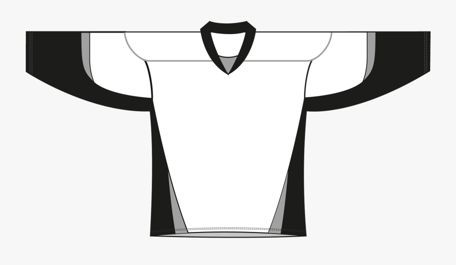 Index Of /cdn/10/1995/649 - Grey Hockey Jersey Template, Transparent Clipart