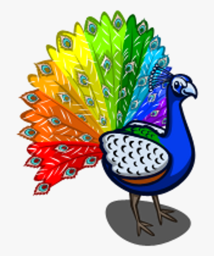 Bandaidgirl77 Smile Ijoketocope Yep Peacock Bird Rainbo, Transparent Clipart