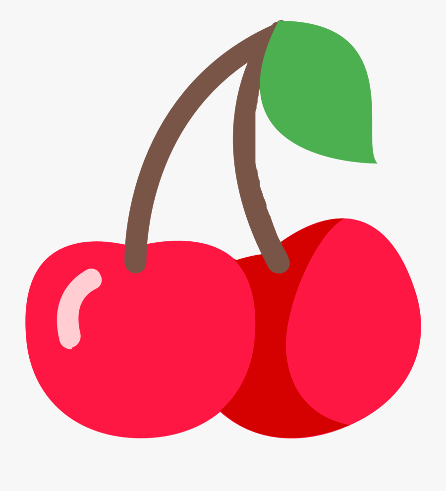 Cherry Clipart Plant Fruit - Cherry Icon, Transparent Clipart