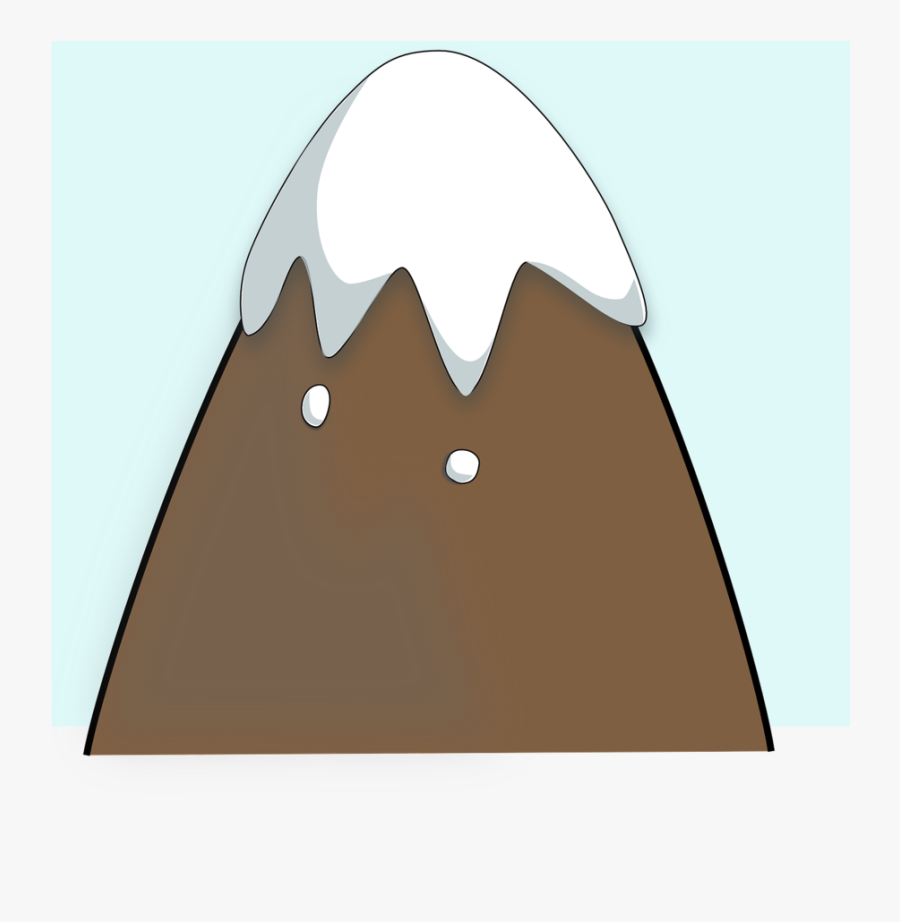 Transparent Cartoon Snow Png - Clipart Mountain, Transparent Clipart
