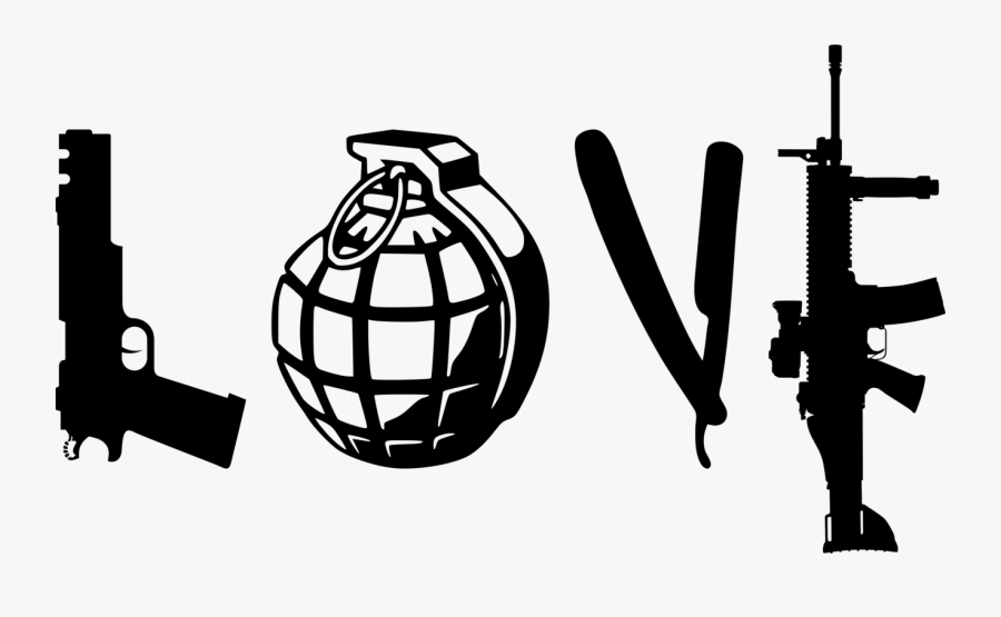 Love Clipart Grenade - Hand Grenade, Transparent Clipart