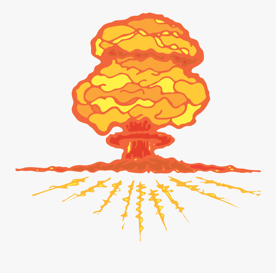 Mushroom Cloud Nuclear Explosion Nuclear Weapon - Bomba Atomica Png, Transparent Clipart