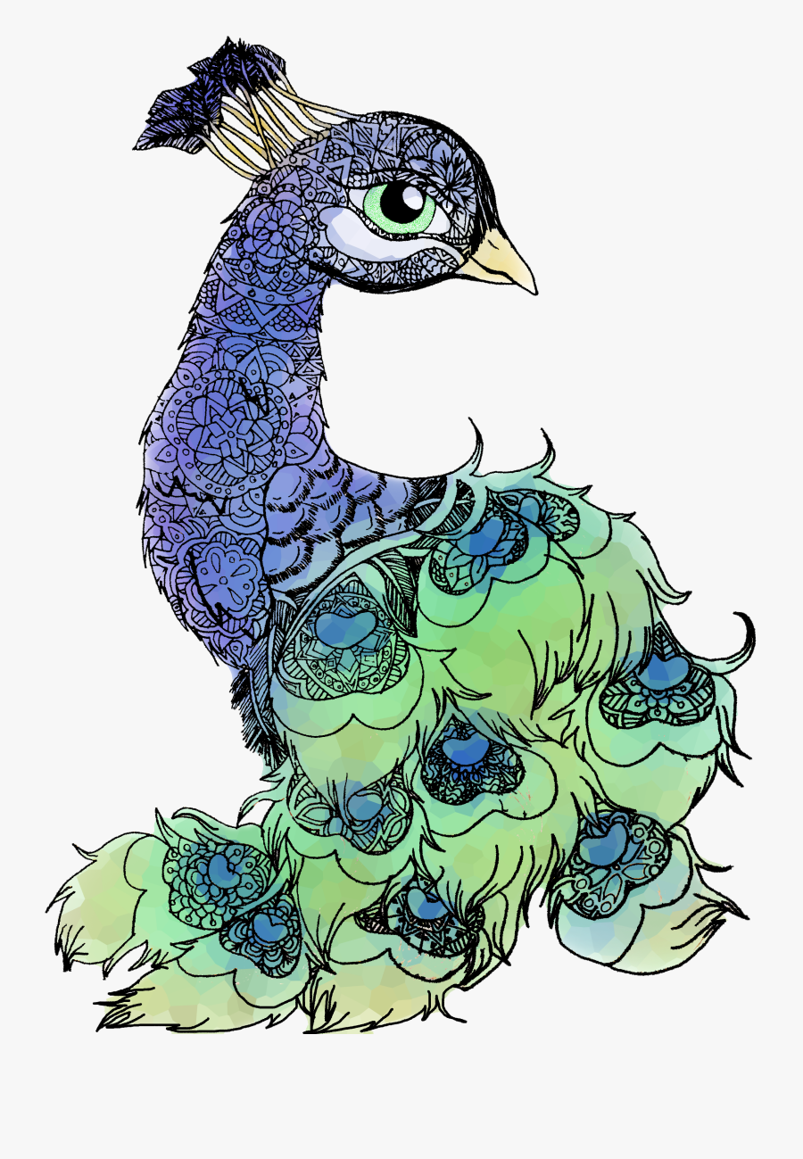 Peacock Clipart Mandala - Mandalas Png, Transparent Clipart