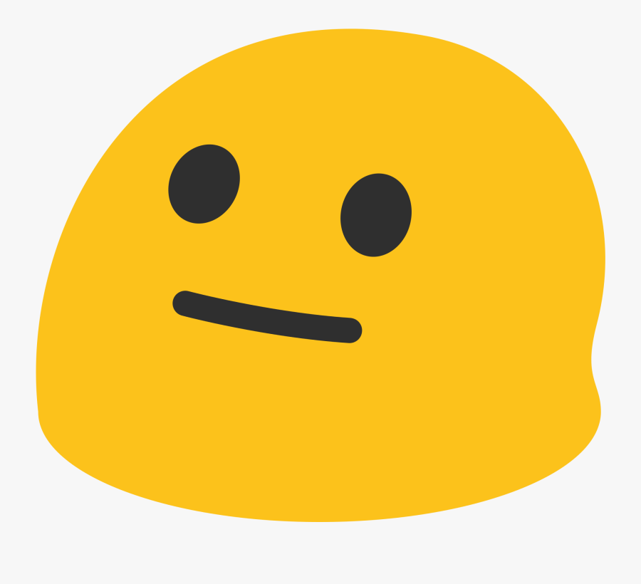 Transparent Nervous Emoji Png - Google Straight Face Emoji ...