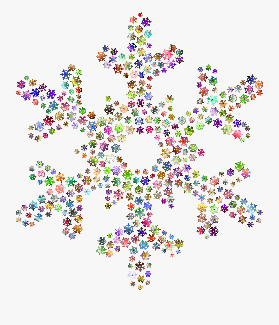 Pink,flower,art - Snowflakes Big No Background, Transparent Clipart
