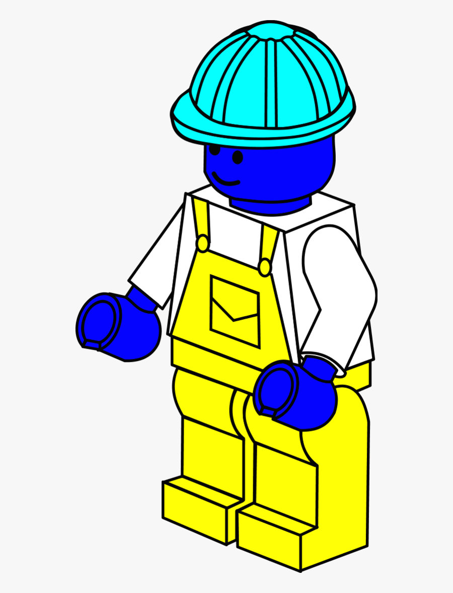 Atomic Bomb Clip Art - Lego Builder Coloring Pages, Transparent Clipart