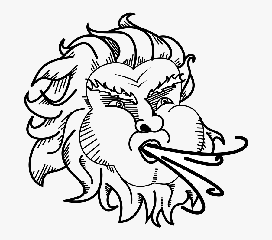 Whiteboard Drawing Winter, Picture - Old Man Winter, Transparent Clipart