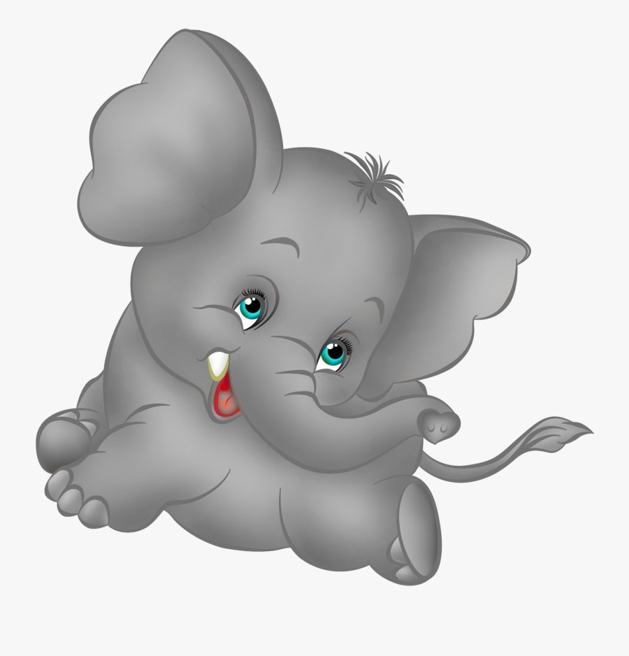 Transparent Baby In Womb Png - Baby Elephant Cartoon Transparent, Transparent Clipart