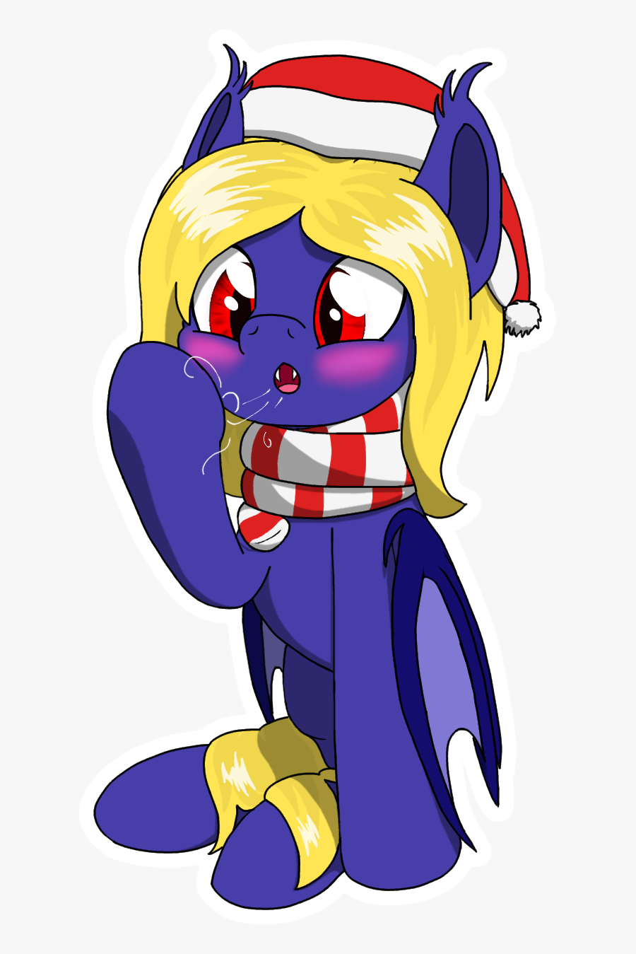 Christmas, Clothes, Cold, Female, Hat, Holiday, Oc, - Cartoon, Transparent Clipart