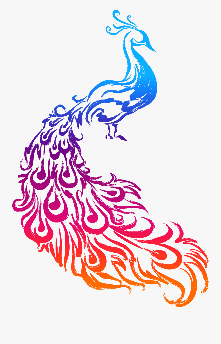 Peafowl Logo Clip Art - Peacock Logo Png, Transparent Clipart