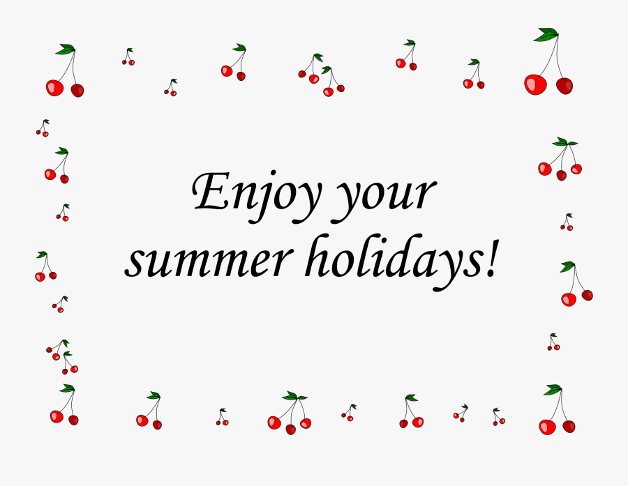 A Cherry Frame, Transparent Clipart