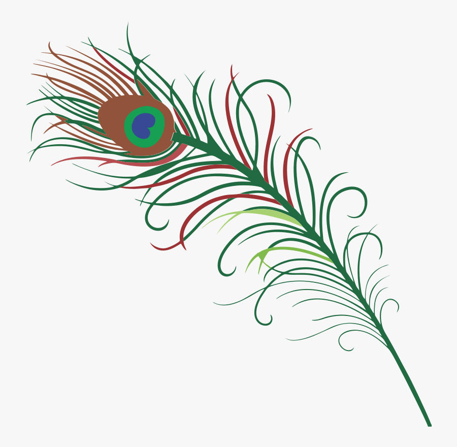 Designed Turkey Feathers Clipart - Peacock Feather Hd Images Download, Transparent Clipart