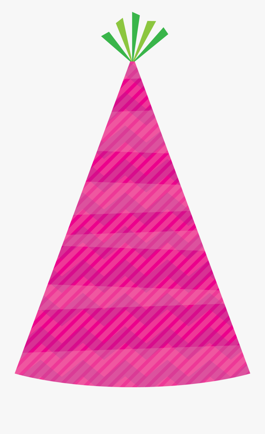 Transparent Party Hats Clipart - Pink Birthday Cap Png, Transparent Clipart