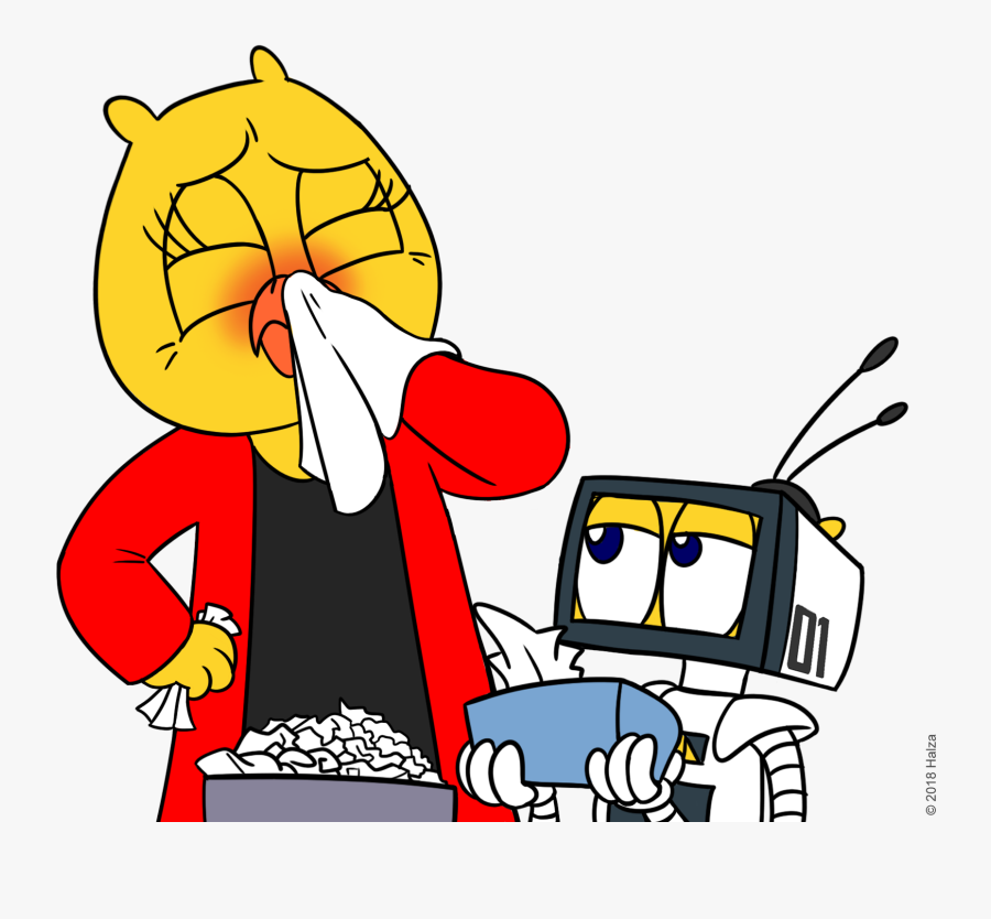 Cold Clipart Chest Infection - Cartoon, Transparent Clipart