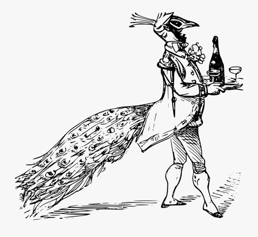 Transparent Market Clipart - Peafowl, Transparent Clipart