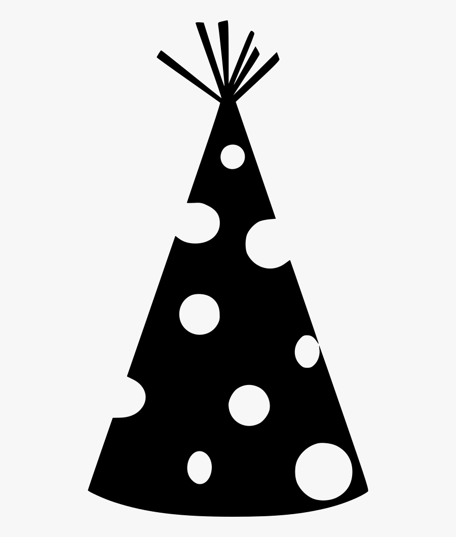 Transparent Party Hats Clipart - Party Hat Black Png, Transparent Clipart